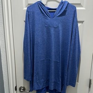 Blue Hooded women’s shirt